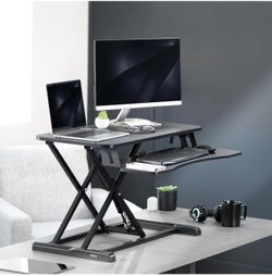 VIVO 32 Inch Desk Converter, Height Adjustable
