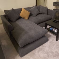 Grey Clouded Sectional Modular 