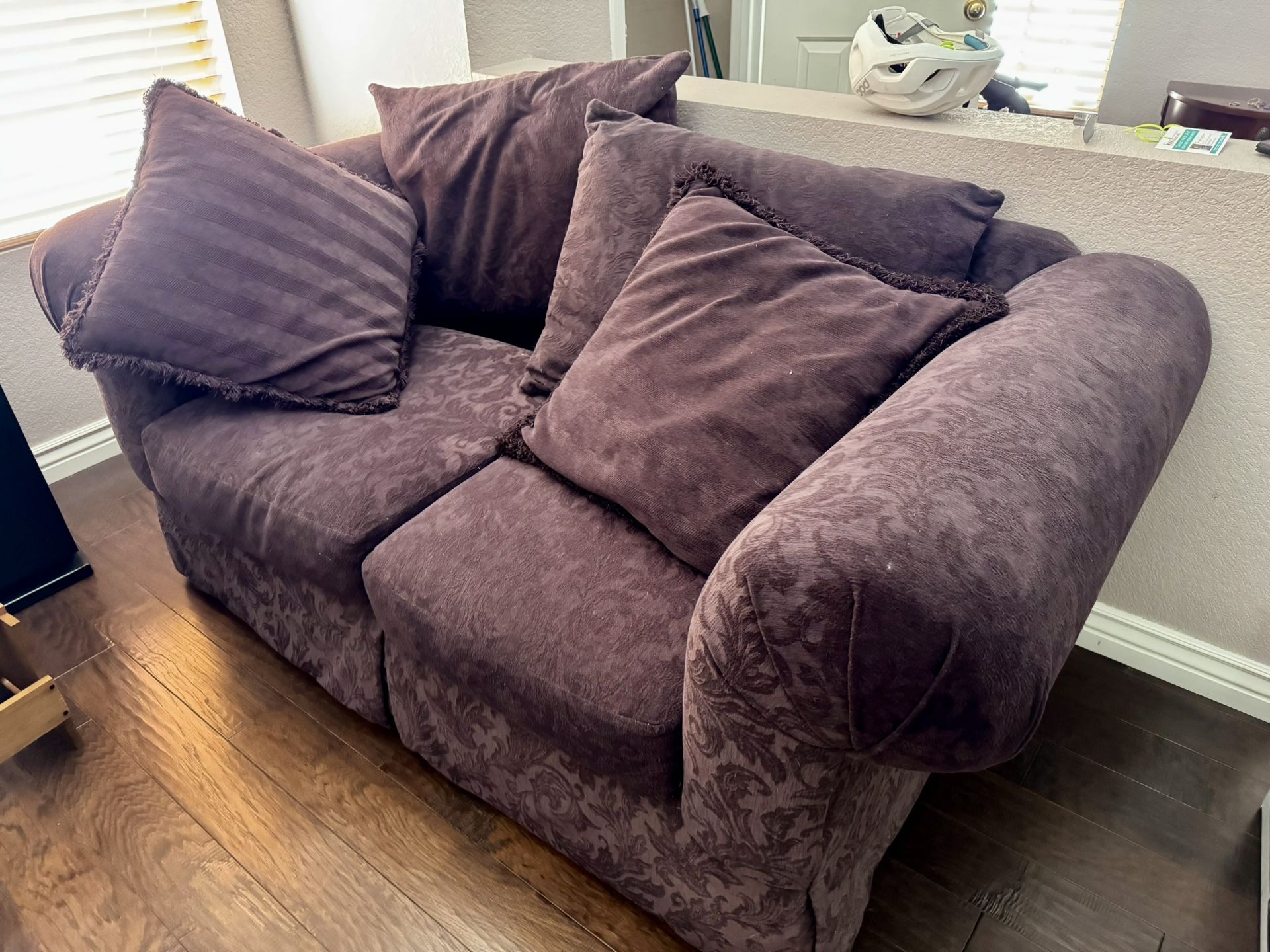 Purple Love Seat couch