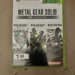 Metal Gear Solid HD Collection Xbox 360