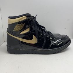 Jordan Retro 1 High Black Metalic Shoes 201704