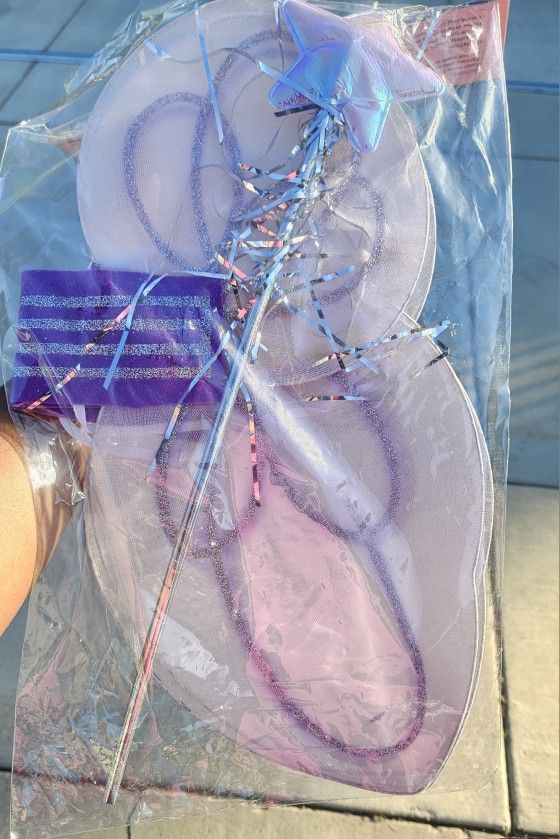 Lavender Butterfly Wing And Wand