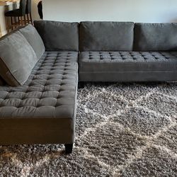 Z Gallerie Gray Sofa 