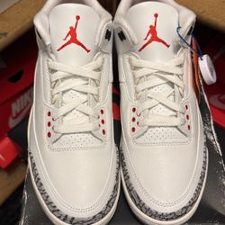 Jordan 3 White Cement Reimagined Size Men’s 10