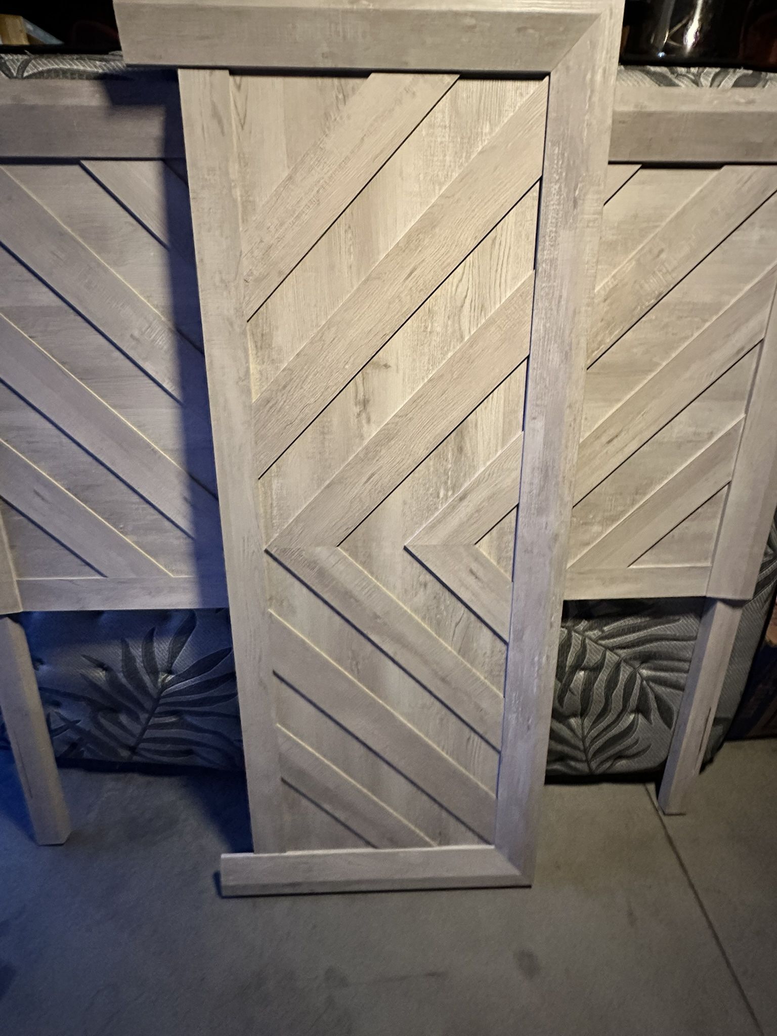Queen Bed Frame + Box Spring + Nightstand