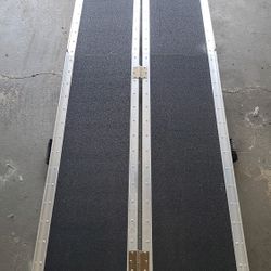 8FT Ramp 8 Feet Portable Wheelchair Ramp, Handicap Ramp with Support Legs.