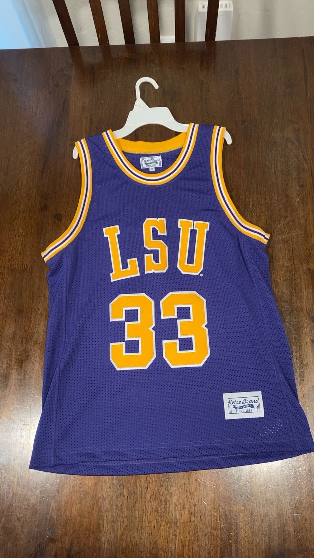 Shaquille, O’Neal LSU College Jersey.