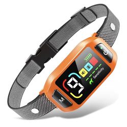 Bark Collar AI Dual-Detection, Instant Quiet Anti Bark Device 4 Training Modes, 30-Day Battery, One-Click Peace, 9-Level Sensitivity Automatic Dog Bar