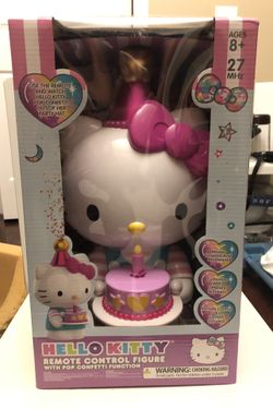 Remote Hello Kitty Figure with Pop confetti function