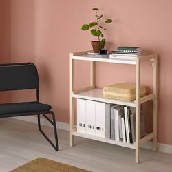 Ikea | White 3-tier shelf