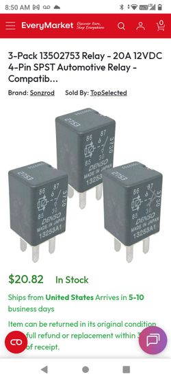 3pk 4pin Automotive Relay