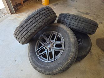 Four Jeep Wheels