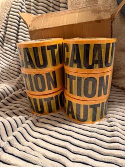 Caution Tape, 3 x 1000 , 6 Rolls