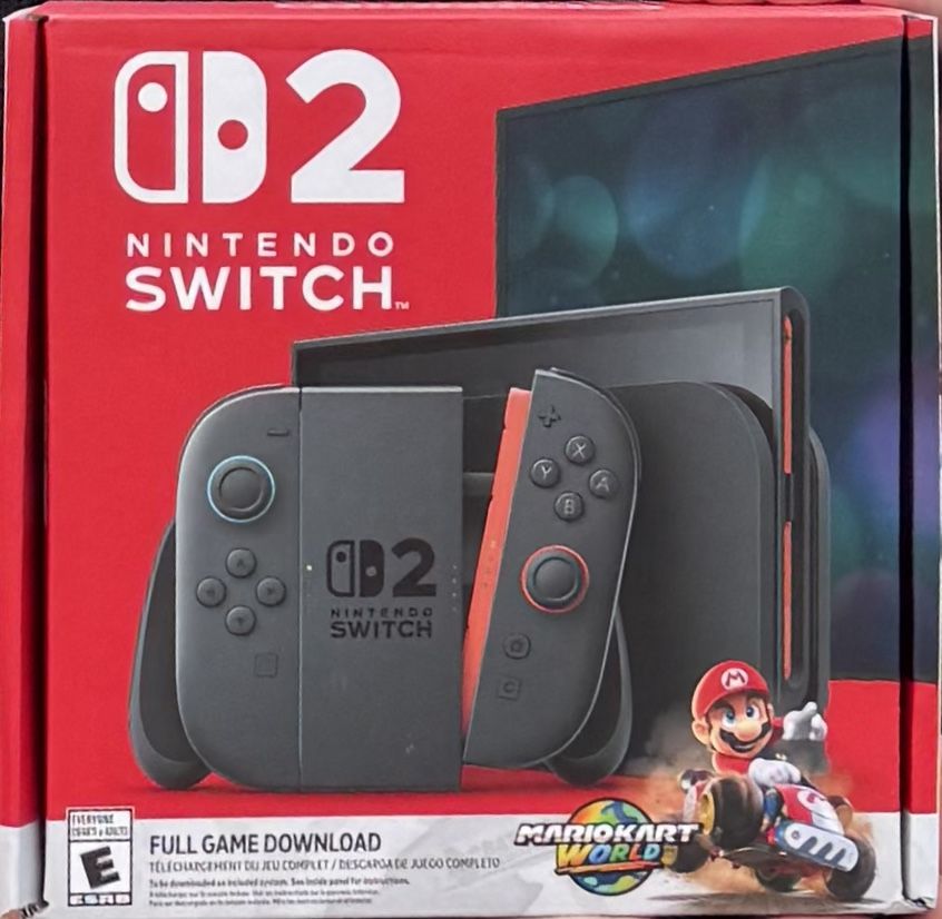 New Nintendo Switch 2 Bundle with Mario Kart