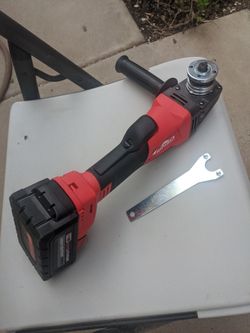 Angle grinder for Milwaukee M18 with battery