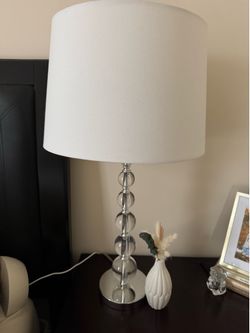 Modern Glass Bubble Table Lamps – $25 Each