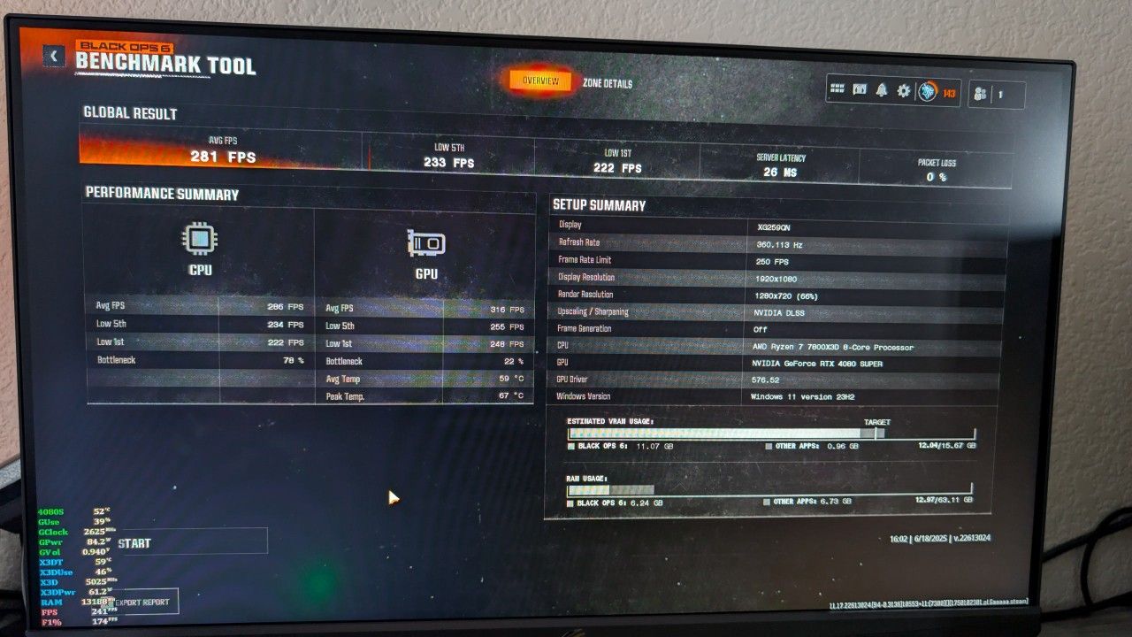ASUS 360Hz Monitor XG259QN5