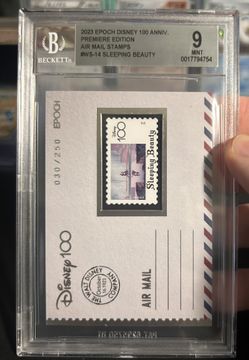 Sleeping Beauty Air Mail Stamp Premier Edition 