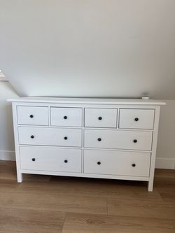 IKEA white 8-drawer dresser in GREAT used condition.