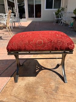 Metal Accent Bench