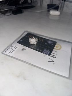 Star-Shaped Moissanite Ring – Certified & Iced Out 