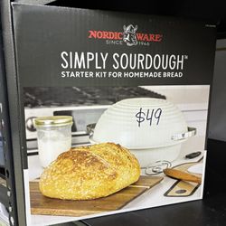 Nordic Ware Simply Sourdough Starter Kit for Homemade Bread