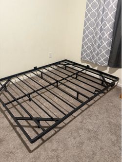 QUEEN BED FRAME WITH PLUG IN
