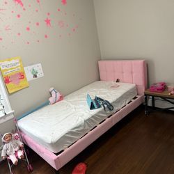 New Pink Bed Frame For Child