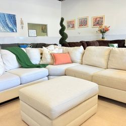 Sectional Cream  Couch 