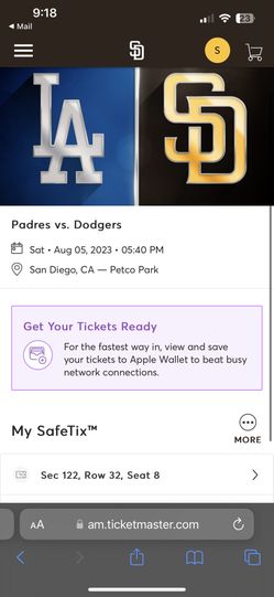 Padres Vs Dodgers