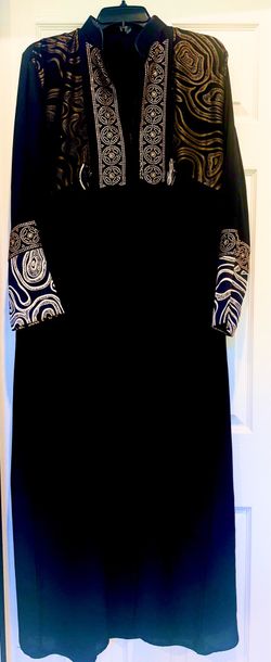 Abaya … black beautiful dress with a scarf!