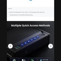 Grimtron VT07 Pistols Safe. NEW NEVER OPENED!...asking $75.00