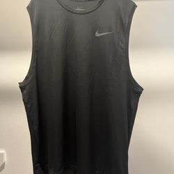 Nike Pro Mens Training Tank Black L-XL Dri Fit Running Gym CZ1184-010