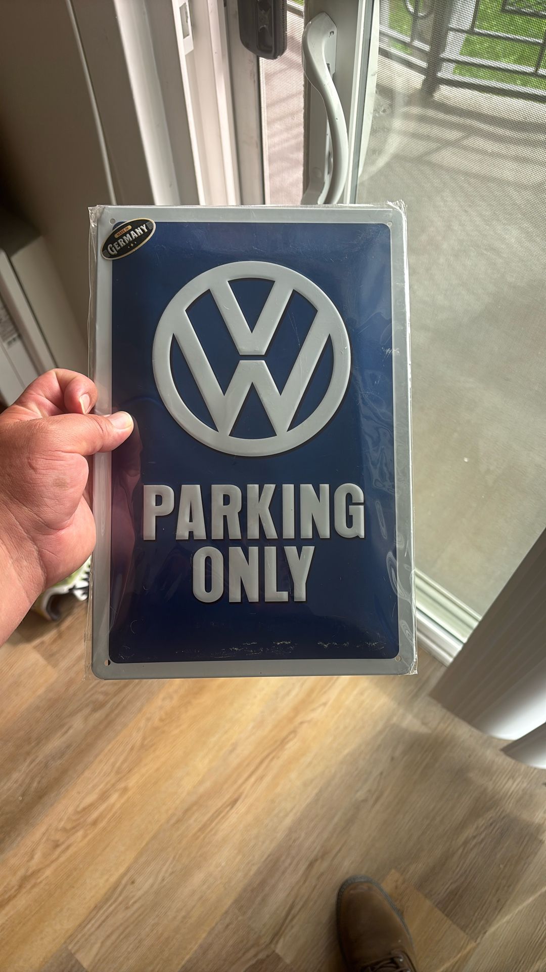 Volkswagen parking Only Sign Vw Air cooled Water cooled