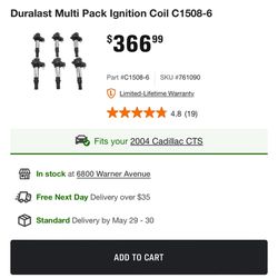 Cadillac CTS ignition Coil Pack
