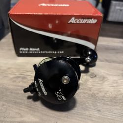 Two Speed Accurate 500 Vallient Salt Water Fishing Reel. 