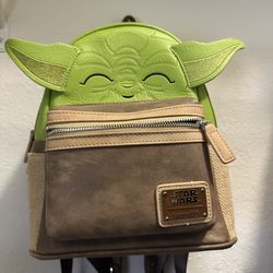 Star Wars Yoda Loungefly Mini Backpack Disney Parks