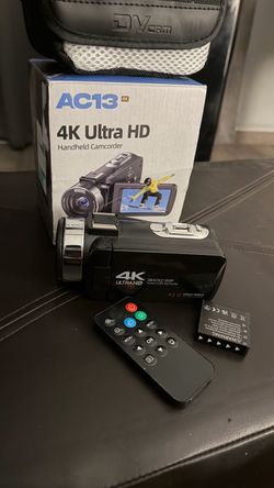 AC13 4K Ultra HD Handheld Camcorder