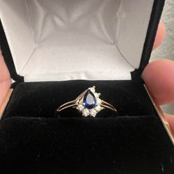 1.97 Carat Oval Blue Sapphire 