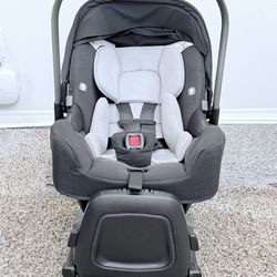 Nuna Pipa RX with RELX base and extra infant insert.