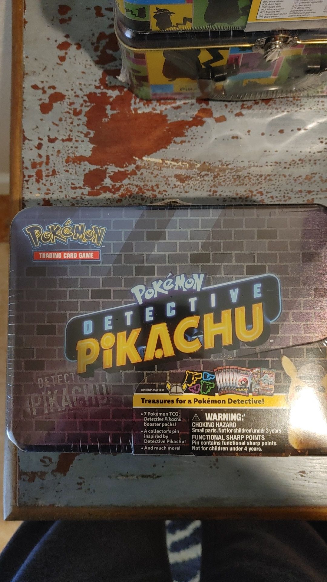 Pokemon Detective pikachu tin