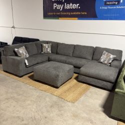 Gray U-Shape Sectional | 🚛 DELIVERY