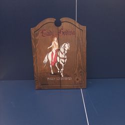 Lady Godiva Dart Board Cover Assembly 