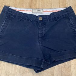 Junior - Size regular 4 shorts - Navy blue color 