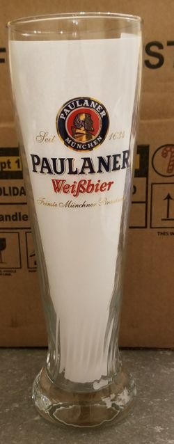 New Paulanar Weissbier Tall Beer Glass