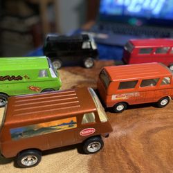 Vintage mini Tonka vans