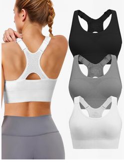 Racerback Sports Bras 3-Pack size XXL