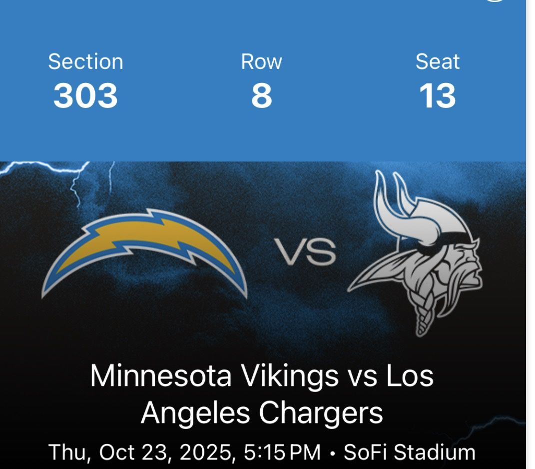 Chargers Vs Vikings