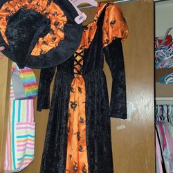 Halloween Witches Costume Girls Size 7/8