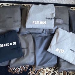 ESSENTIALS HOODIES(not a lot left)